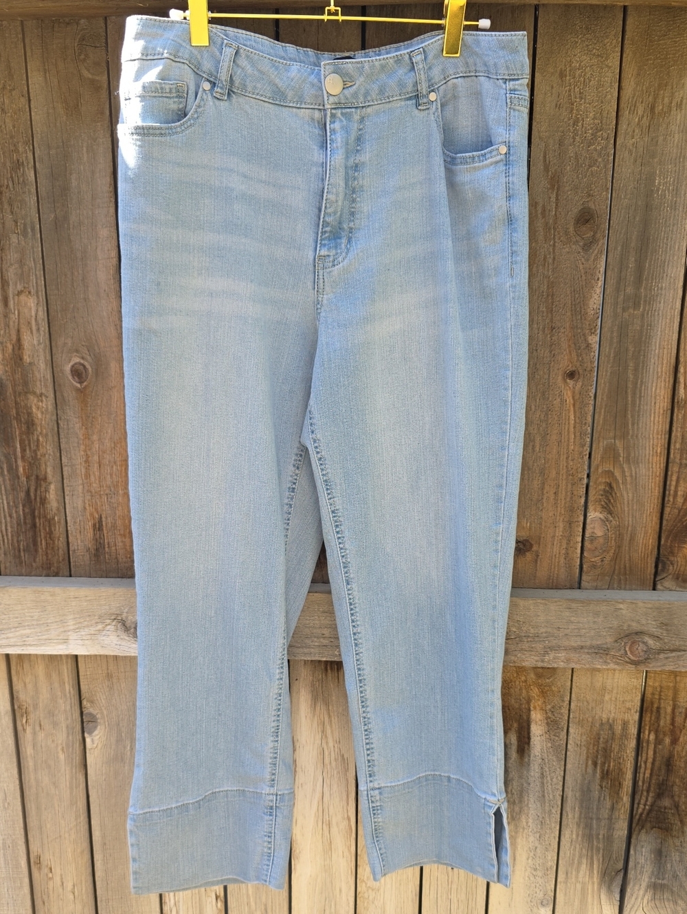 d. jeans Light Blue‎ Cropped Ankle Jeans